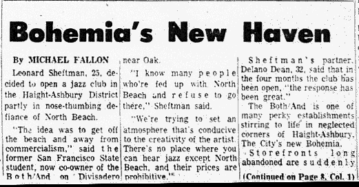 The Hippies vs The Artists in San Francisco’s New Bohemia