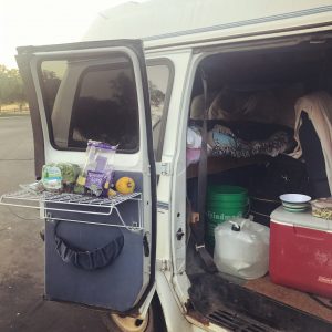 Van Life kitchen