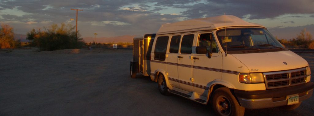 Van in the Desert
